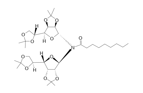 N,N-BIS-(2,3:5,6-DI-O-ISOPROPYLIDENE-ALPHA-D-MANNOFURANOSYL)-NONANAMIDE