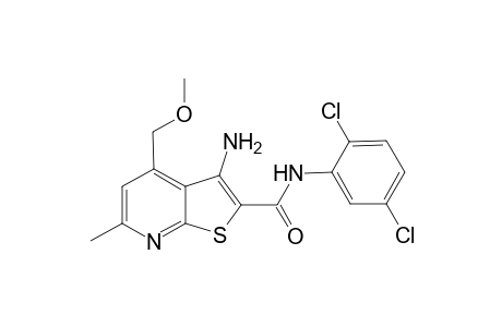 3-Amino-4-methoxymethyl-6-methylthieno[2,3-b]pyridine-2-N-(2,5-dichlorophenyl)carboxamide