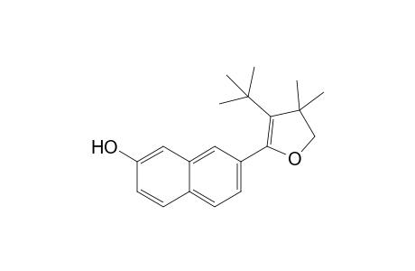 4-tert-Butyl-5-(7-hydroxynaphthalen-2-yl)-3,3-dimethyl-2,3-dihydrofuran