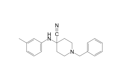 1-benzyl-4-(m-toluidino)isonipecotonitrile