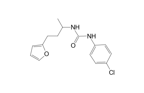 1-(4-Chlorophenyl)-3-[4-(furan-2-yl)butan-2-yl]urea