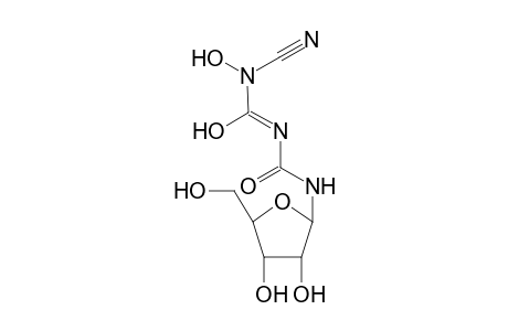 [1-Cyano-1-hydroxy-5-.beta.-D-ribofuranosyl]-isobiuret