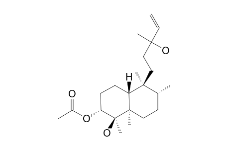 ClEROD-3-ACETOXY-14-ENE-3-ALPHA,4-BETA,13-XI-TRIOL