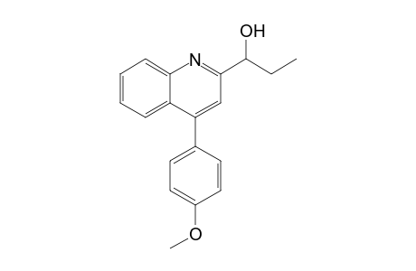 2-(1-Hydroxypropyl)-4-(4-methoxyphenyl)quinoline