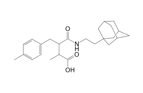 Benzenebutanoic acid, .alpha.,4-dimethyl-.beta.-[[(2-tricyclo[3.3.1.1(3,7)]dec-1-ylethyl)amino]carbonyl]-