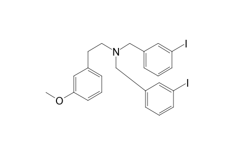 N,N-Bis(3-iodobenzyl)-3-methoxybenzeneethanamine