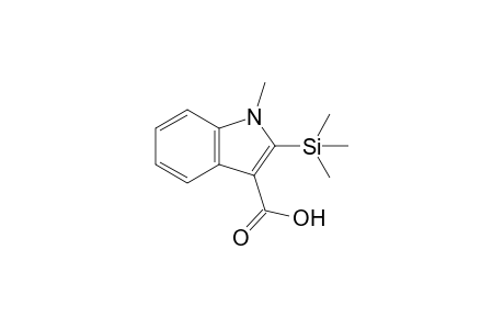 1-Methyl-2-trimethylsilylindole-3-carboxylic acid