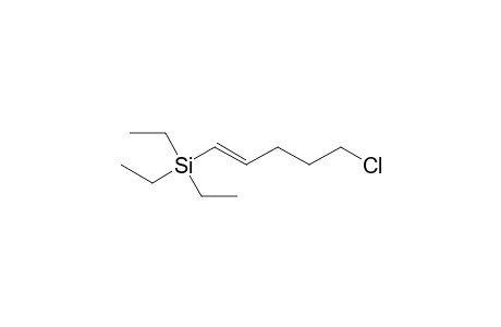 [(E)-5-chloranylpent-1-enyl]-triethyl-silane