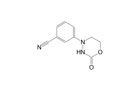 3-(2-oxo-1,3,4-oxadiazinan-4-yl)benzonitrile