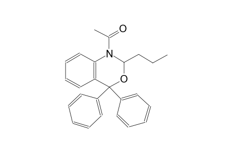 1-acetyl-4,4-diphenyl-2-propyl-1,4-dihydro-2H-3,1-benzoxazine