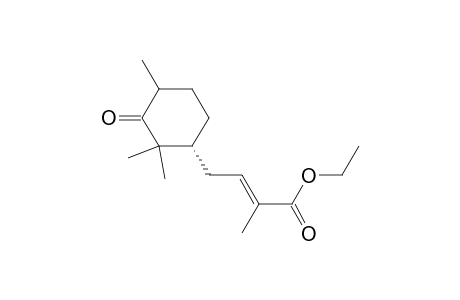 2-Butenoic acid, 2-methyl-4-(2,2,4-trimethyl-3-oxocyclohexyl)-, ethyl ester, [1R-[1R*(E)]]-