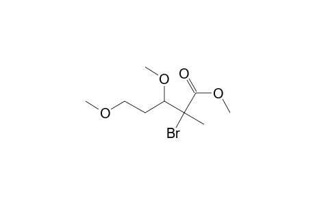 Methyl (+-)-2-Bromo-3,5-dimethoxy-2-methylpentanoate