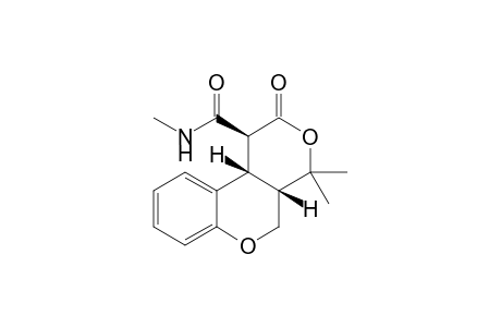 1,4a,5,10b-Tetrahydro-N,4,4-trimethyl-2-oxo-2H,4H-pyrano[3,4-c]-[1]benzopyran-1-carboxamide