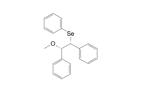 Benzene, 1,1'-[1-methoxy-2-(phenylseleno)-1,2-ethanediyl]bis-, (R*,S*)-