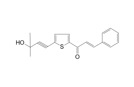1-[5-(3-Hydroxy-3-methyl-but-1-ynyl)-thiophen-2-yl]-3-phenyl-propenone