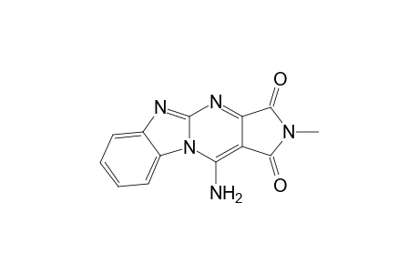 11-Amino-2-methyl-1H-pyrrolo[3',4':4,5]pyrimido[1,2-a]benzimidazole-1,3(2H)-dione