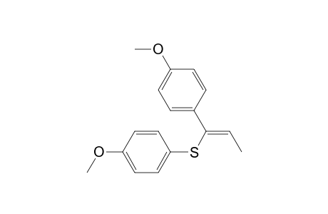 (Z)-1-(4-(Methoxyphenyl)thio)-2-methyl-4-methoxystyrene