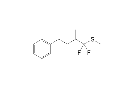 1,1-Difluoro-2-methyl-1-(methylthio)-4-phenylbutane