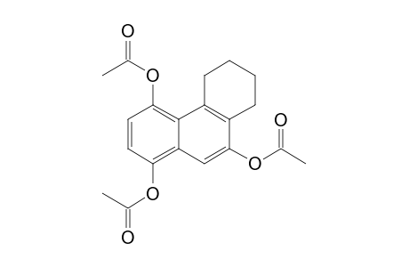 (4,9-diacetoxy-5,6,7,8-tetrahydrophenanthren-1-yl) acetate