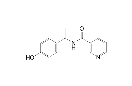 N-[1-(4-hydroxyphenyl)ethyl]nicotinamide