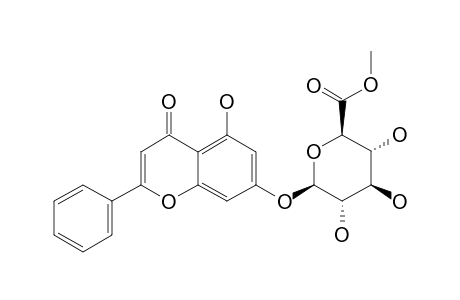 CHRYSIN-7-O-GLUCURONIDE-METHYLESTER