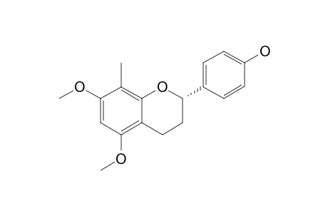 4-Hydroxy-5,7-dimethoxy-8-methylflavan