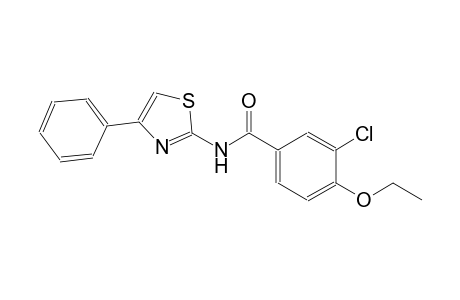 3-chloro-4-ethoxy-N-(4-phenyl-1,3-thiazol-2-yl)benzamide