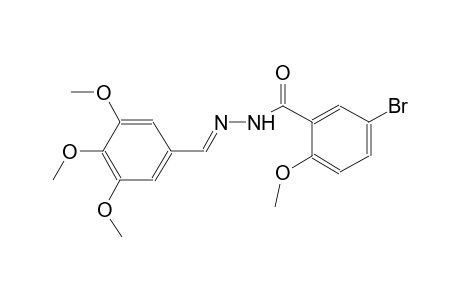 5-bromo-2-methoxy-N'-[(E)-(3,4,5-trimethoxyphenyl)methylidene]benzohydrazide