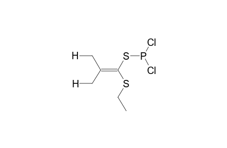 ALPHA-ETHYLMERCAPTO-BETA,BETA-DIMETHYLVINYLTHIODICHLOROPHOSPHITE