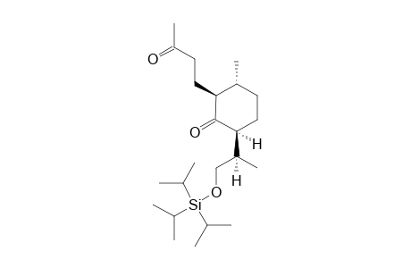 (2S,3R,6S)-2-(3-ketobutyl)-3-methyl-6-[(1R)-1-methyl-2-triisopropylsilyloxy-ethyl]cyclohexanone
