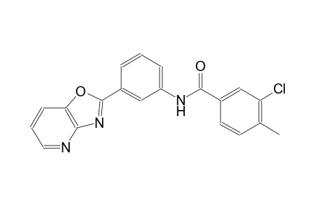 3-chloro-4-methyl-N-(3-[1,3]oxazolo[4,5-b]pyridin-2-ylphenyl)benzamide