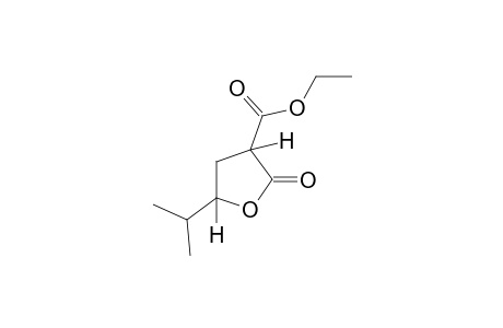 5-isopropyl-2-oxotetrahydro-3-furoic acid, ethyl ester