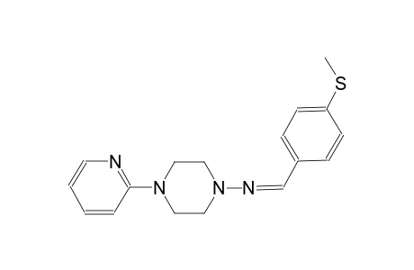 1-piperazinamine, N-[(Z)-[4-(methylthio)phenyl]methylidene]-4-(2-pyridinyl)-