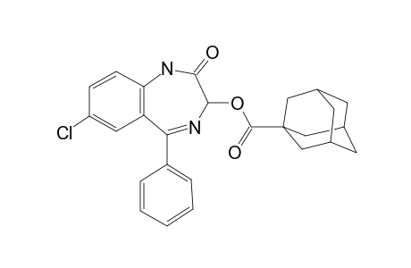 Adamantane-1-carboxylic acid 7-chloro-2-oxo-5-phenyl-2,3-dihydro-1H-benzo[E][1,4]diazepin-3-yl ester