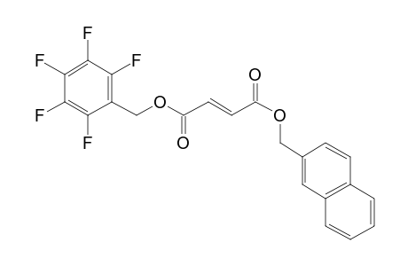 Fumaric acid, pentafluorobenzyl naphth-2-ylmethyl ester