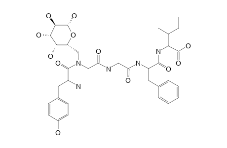 L-TYROSYL-N-(6-DEOXY-ALPHA-D-GALACTOS-6-YL)-GLYCYLGLYCYL-L-PHENYLALANYL-L-LEUCINE