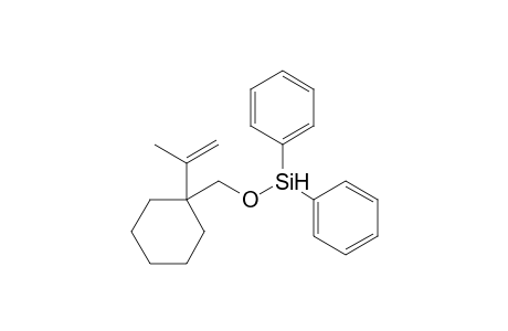 Diphenyl[(1-isopropenylcyclohexyl)methoxy]silane