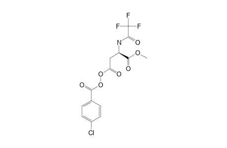 m-CHLORO-BENZOYL-(3S)-3-METHOXYCARBONYL-3-TRIFLUOROACETYL-AMINOPROPANOYL-PEROXIDE