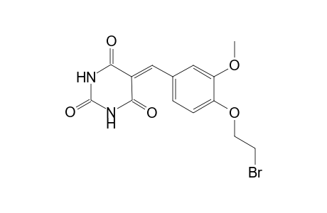 5-[4-(2-Bromoethoxy)-3-methoxybenzylidene]-2,4,6(1H,3H,5H)-pyrimidinetrione