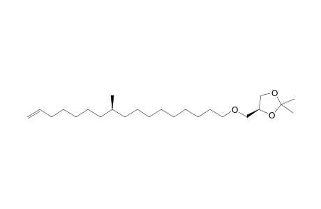 (S)-2,2-Dimethyl-4-((S)-10-methyl-heptadec-16-enyloxymethyl)-[1,3]dioxolane
