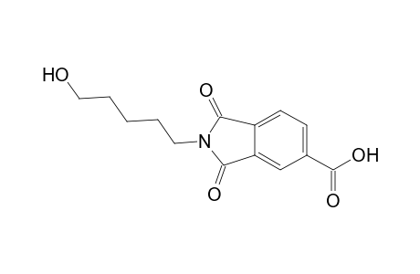2-(5-hydroxypentyl)-1,3-dioxoisoindoline-5-carboxylic acid