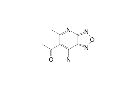 1-(7-amino-5-methyl-furazano[3,4-e]pyridin-6-yl)ethanone