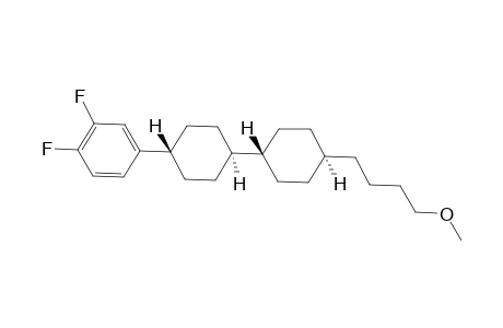 trans-1-[trans-(3,4-Difluorophenyl)cyclohexyl]-4-(4-methoxybutyl)cyclohexane