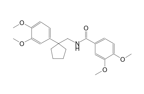 N-{[1-(3,4-dimethoxyphenyl)cyclopentyl]methyl}-3,4-dimethoxybenzamide