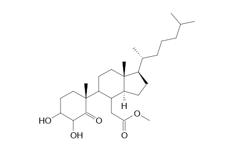 Methyl 3,4-Dihydroxy-5-oxo-5,6-secocholestan-6-oate