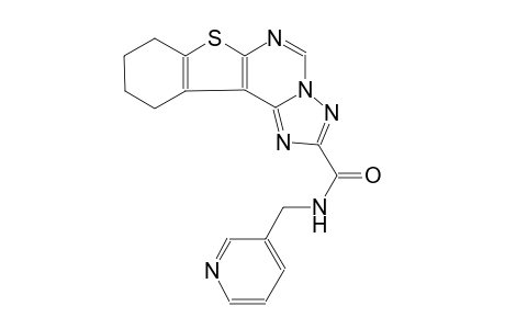 benzo[4,5]thieno[3,2-e][1,2,4]triazolo[1,5-c]pyrimidine-2-carboxamide, 8,9,10,11-tetrahydro-N-(3-pyridinylmethyl)-