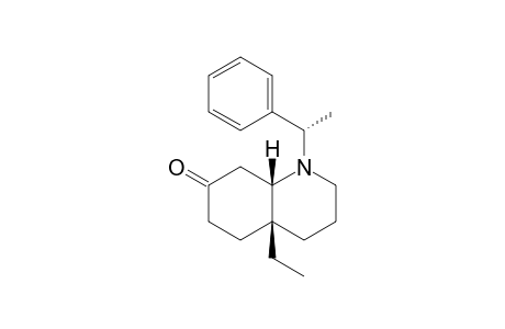 (+)-(1'S,4aR,8aS)-4a-Ethyl-1-(1'-phenylethyl)octahydroquinolin-7-one
