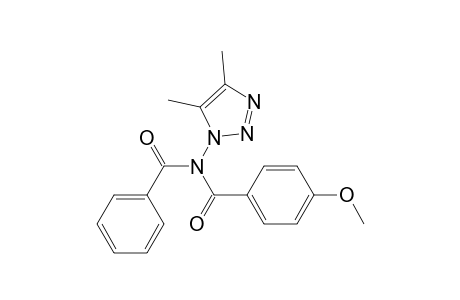 N-(4,5-dimethyl-1,2,3-triazol-1-yl)-4-methoxy-N-(phenylcarbonyl)benzamide