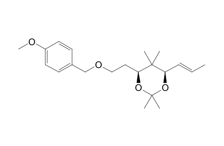 4-[2-(4-METHOXY-BENZYLOXY)-ETHYL]-2,2,5,5-TETRAMETHYL-6-PROPENYL-[1.3]-DIOXANE