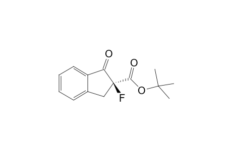 (S)-tert-butyl 2-fluoro-1-oxo-2,3-dihydro-1H-indene-2-carboxylate
